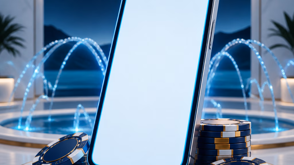 Fountain Casino mobile browser illustration