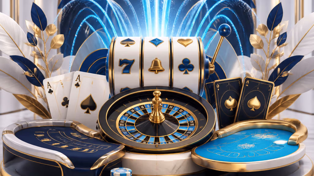 Fountain Casino game categories illustration