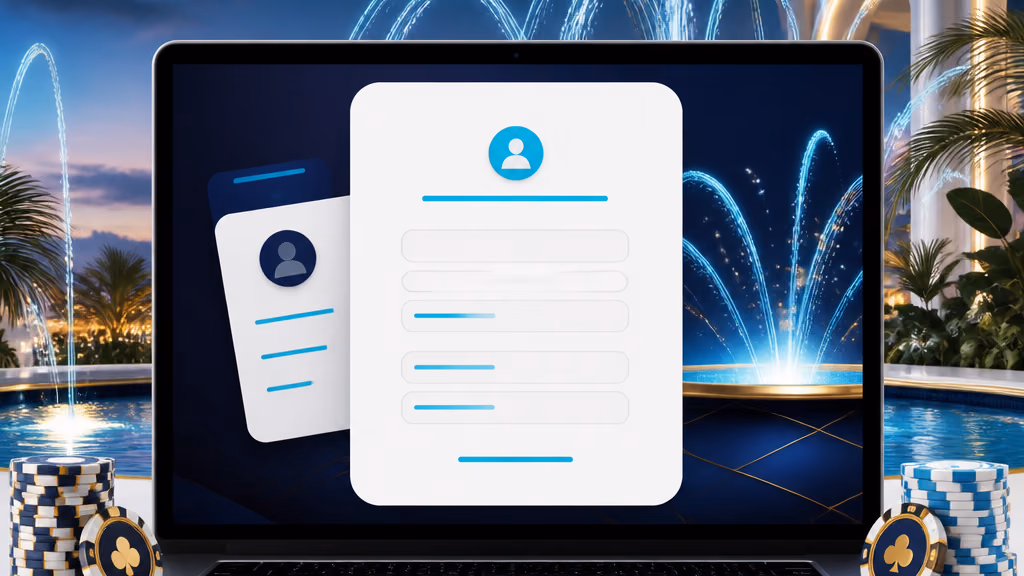 Fountain Casino registration illustration